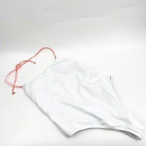 ✅ NWOT VICTORIA'S SECRET WHITE HI-CUT ONE PIECE SIZE LARGE